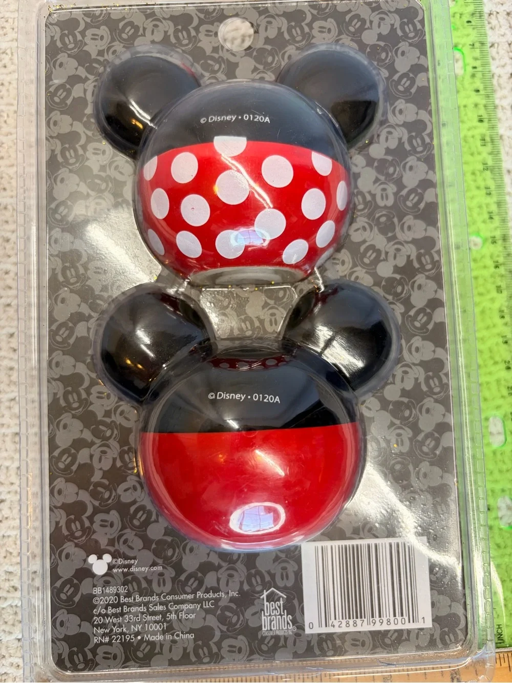 Disney Minnie & Mickey ceramic Salt and Pepper Shakers - Red, Black, White